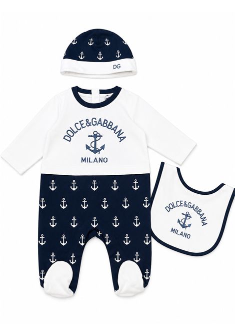 Tutina con logo DOLCE & GABBANA KIDS | L1JO6H G70ZS9000